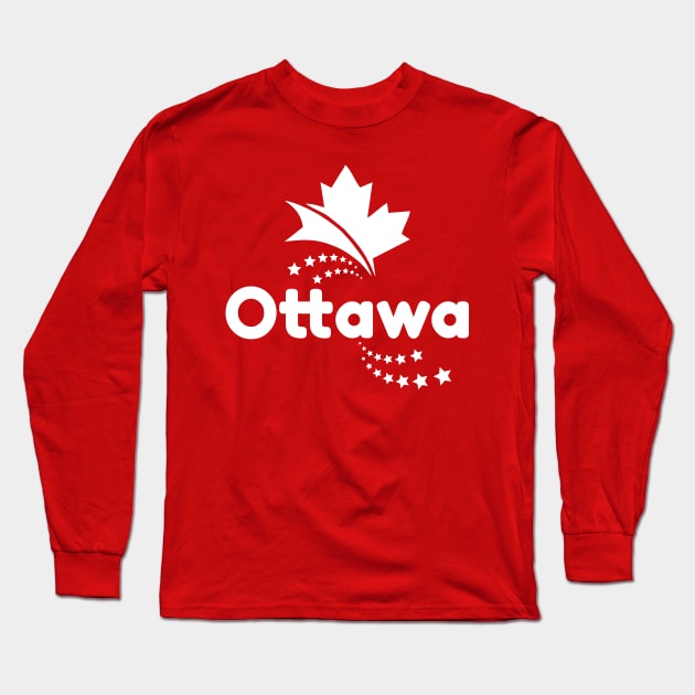 Ottawa Canada Long Sleeve T-Shirt by VISUALUV